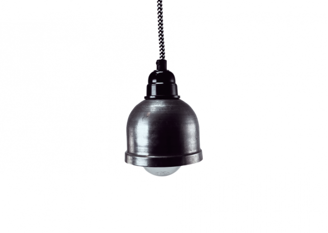 Lampa Origins Punk Surowa Stal + Bakelit
