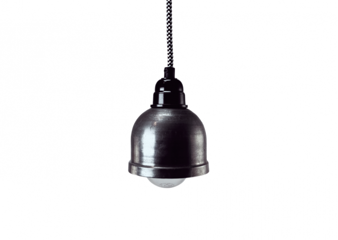 Lampa Origins Punk Surowa Stal + Bakelit