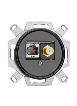 THPG  socket SAT + Internet bakelite