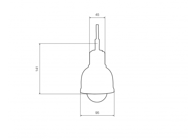 Lampa Origins Punk Czarny