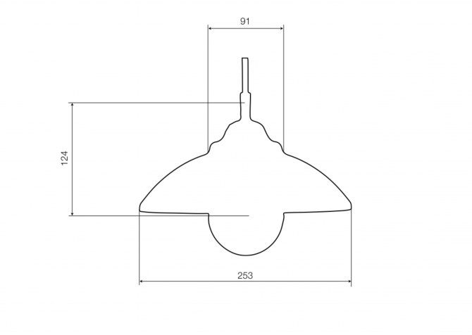 Lampa Origins Folk Czarna