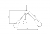 Lampa Trio Czarna