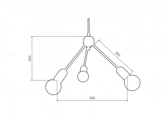 Lampa Trio Biała