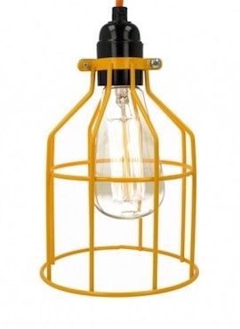 Lampa z klatką pomarańczową