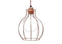 Lampa z klatką W2 - Miedź