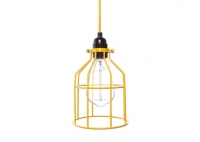Lampa z klatką żółtą