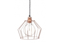 Lampa z klatką W1 - Miedź