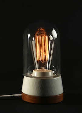 Lampka restaurowana biurkowa 01
