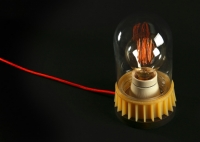 Lampka restaurowana biurkowa 02