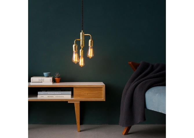Lampa Funk Mosiądz