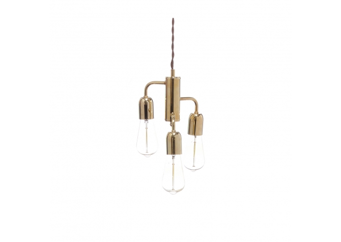 Lampa Funk Mosiądz