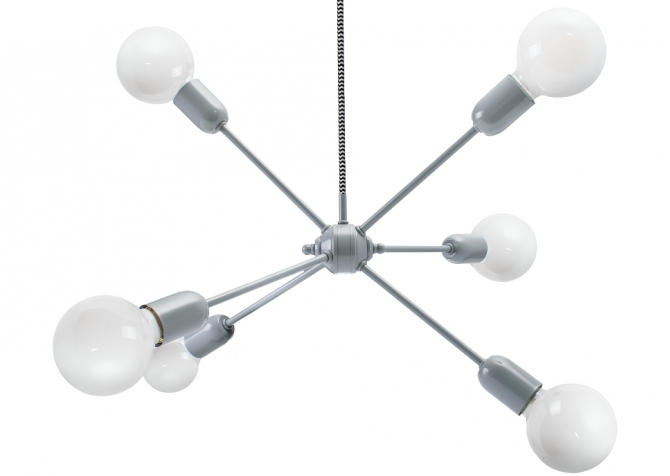 Lampa Rhythm Szara