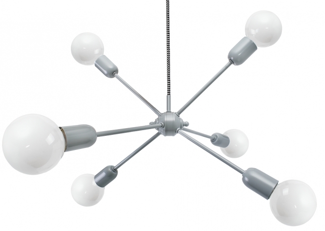 Lampa Rhythm Szara