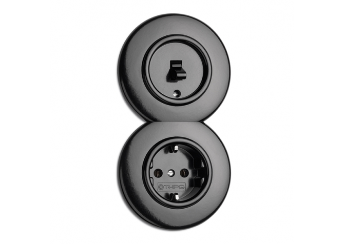 Ramka bakelitowa krańcowa THPG okrągła