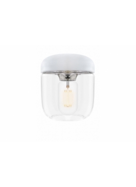 Lampa Acorn White Steel  - chrom