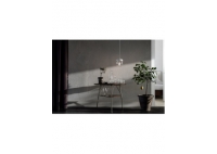 Lampa Acorn White Steel  - chrom