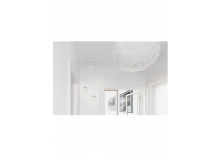 Lampa Acorn White Steel  - chrom
